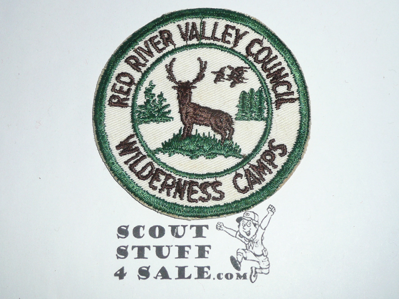 Red River Valley Council Wilderness Camps Patch, c/e twill