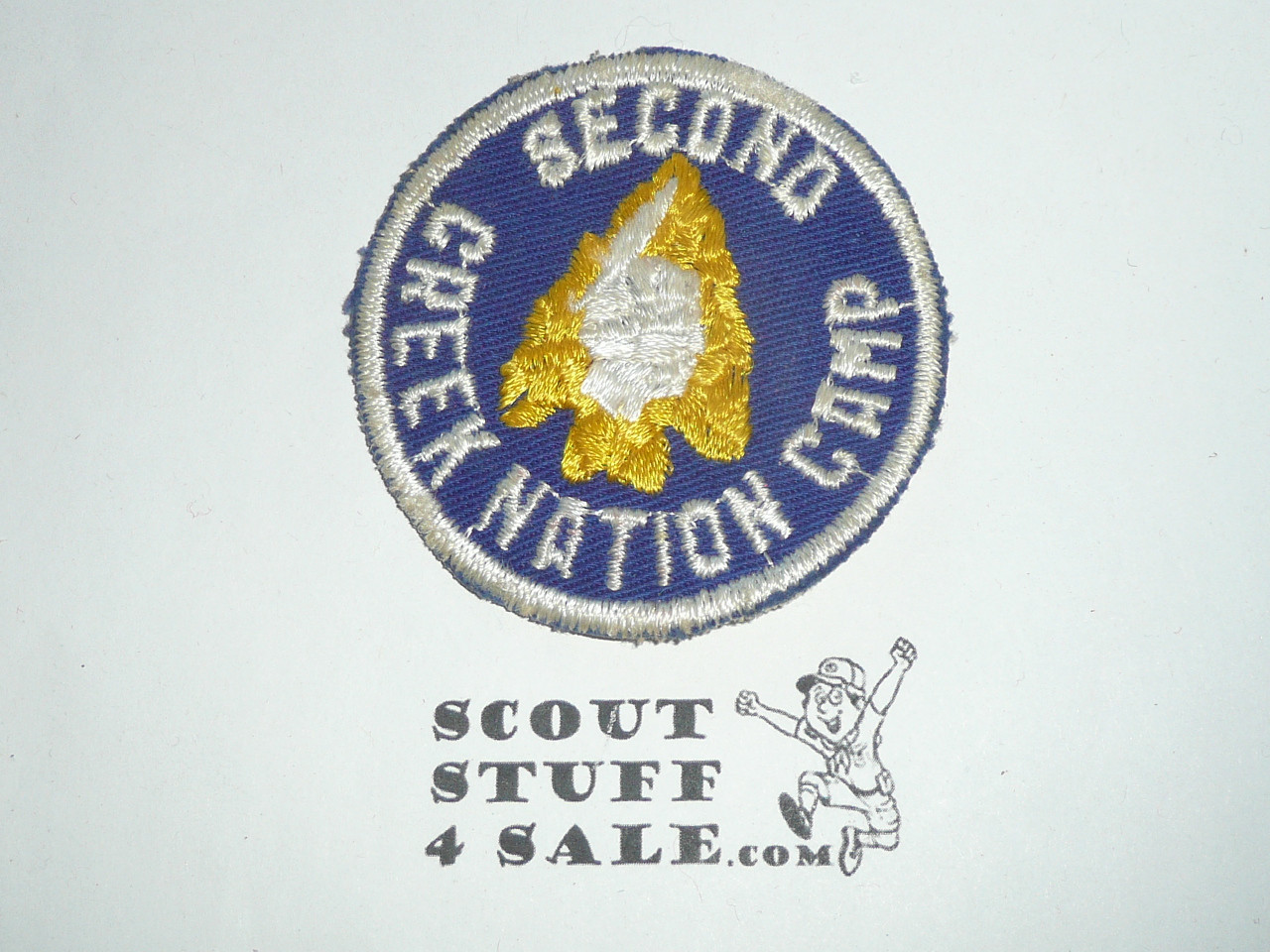 Second Creek Nation Camp Patch, c/e Twill