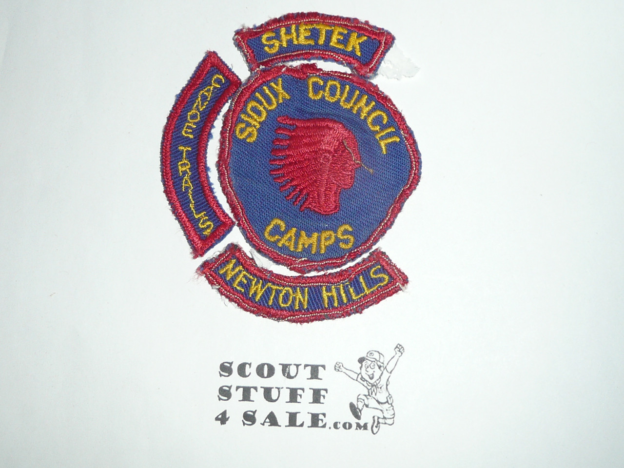 Sioux Council Camps Newton Hills Segment, sewn - Newton Hills Segment only