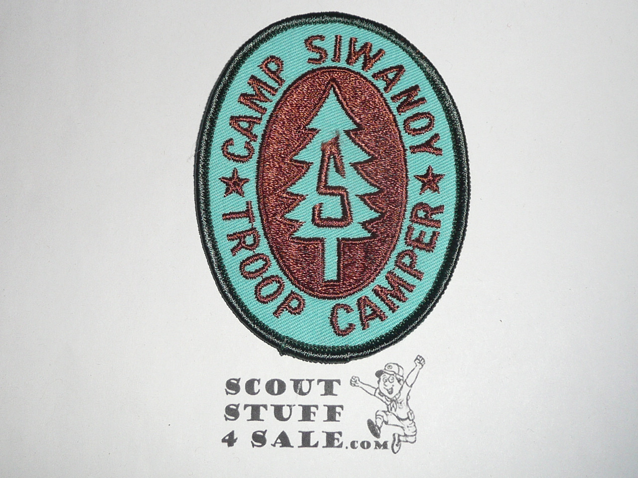 Camp Siwanoy Troop Camper Patch, Westchester-Putnam Council, 1960's variety #2