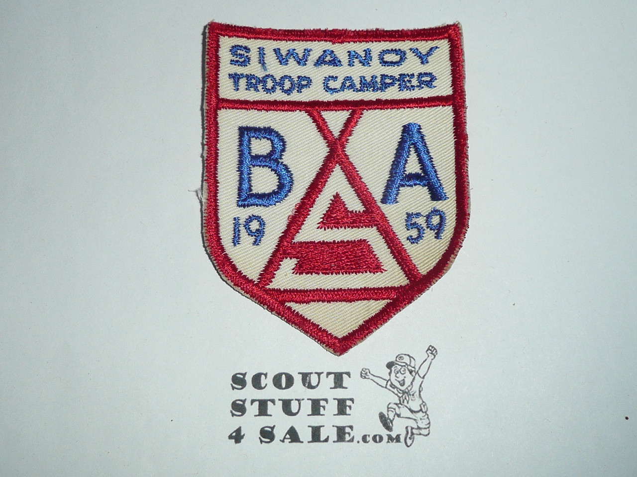 Camp Siwanoy Troop Camper Patch, Westchester-Putnam Council, 1959