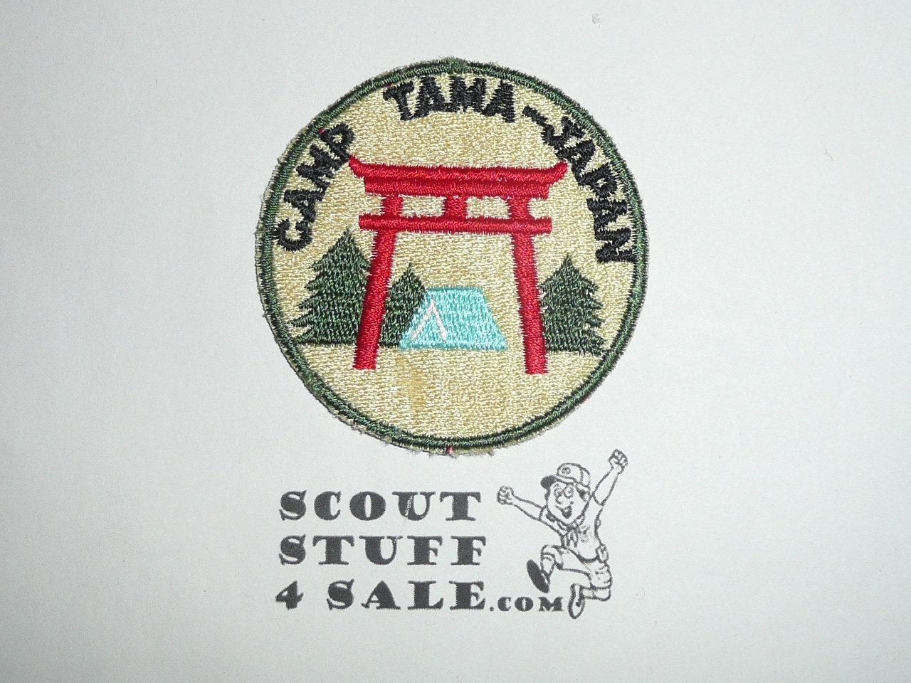 Camp Tama Patch, Japan, Far East Council, cut edge #2