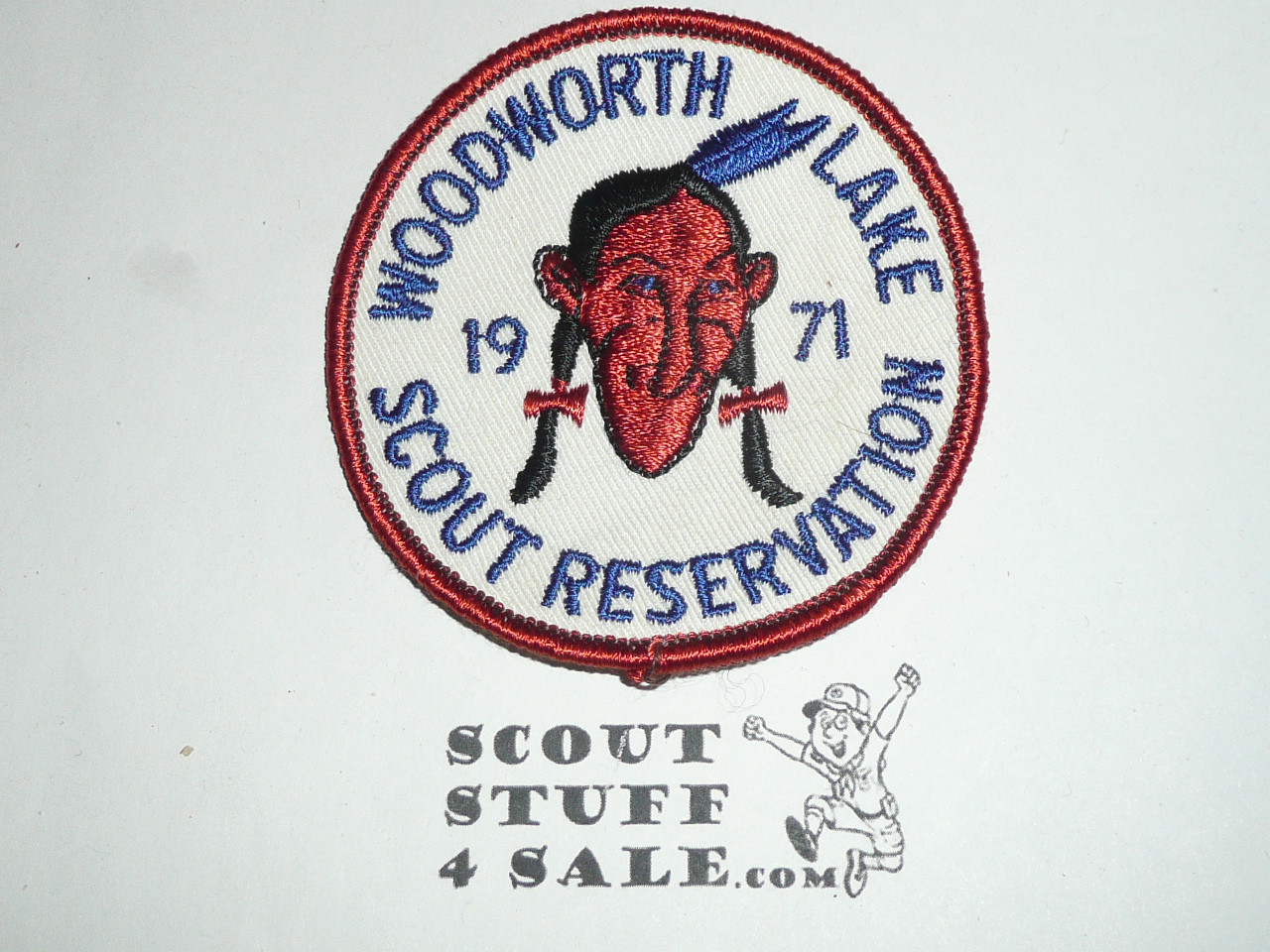 Woodworth Lake Scout Reservation Patch, Sir William Johnson Council, 1971
