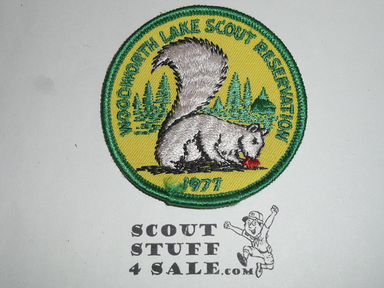 Woodworth Lake Scout Reservation Patch, Sir William Johnson Council, 1977