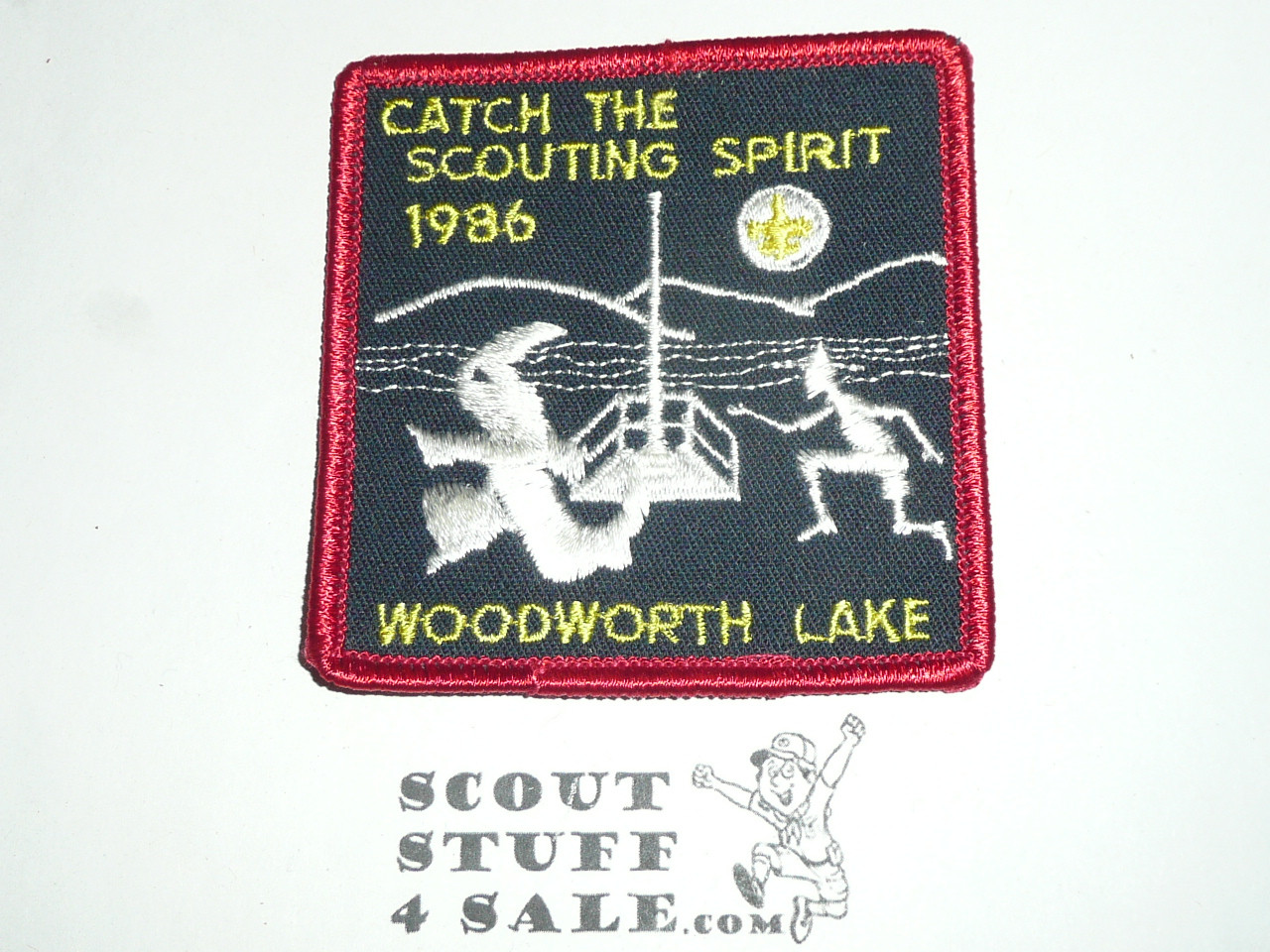 Woodworth Lake Scout Reservation Patch, Sir William Johnson Council, 1986