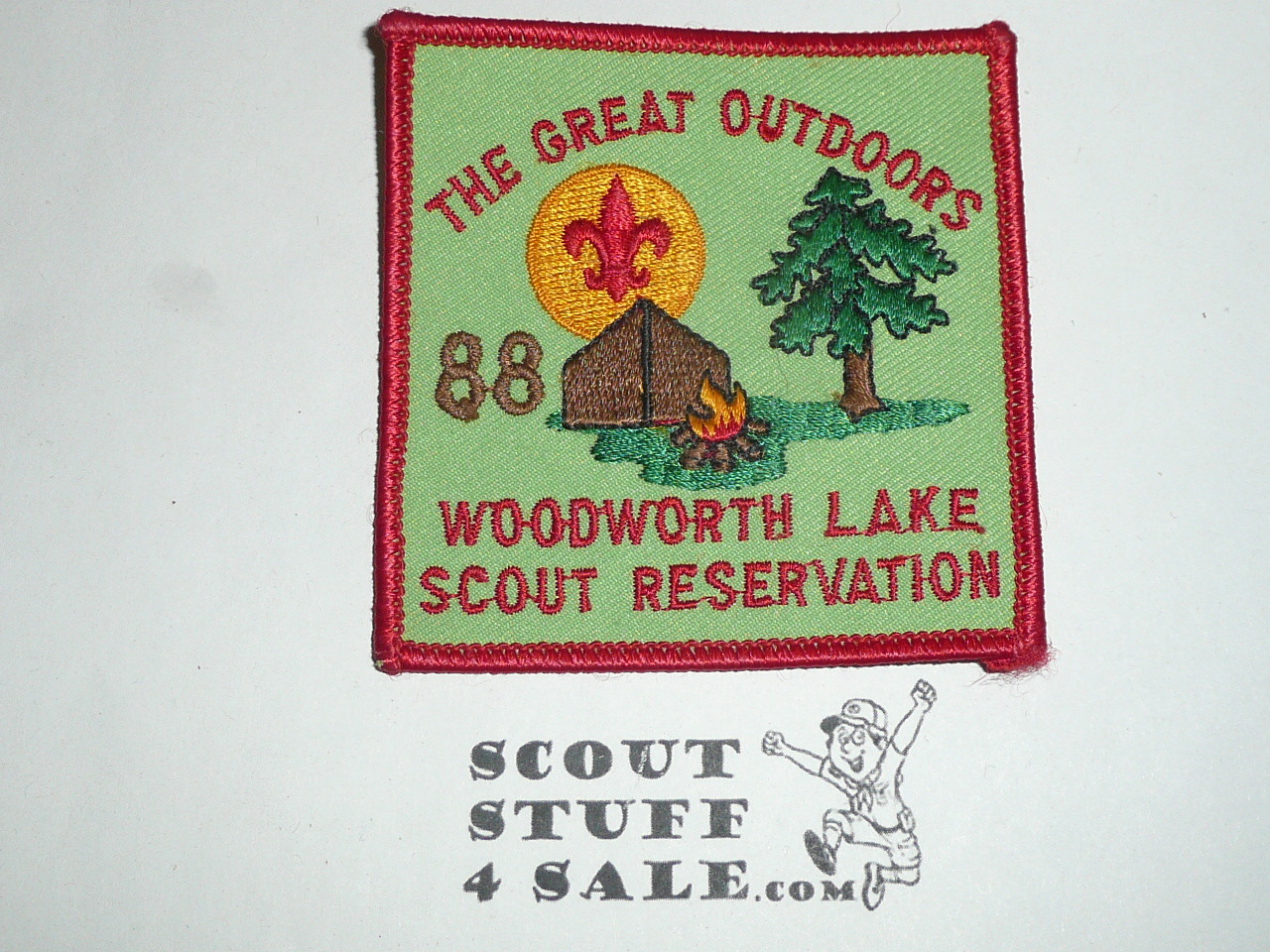 Woodworth Lake Scout Reservation Patch, Sir William Johnson Council, 1988