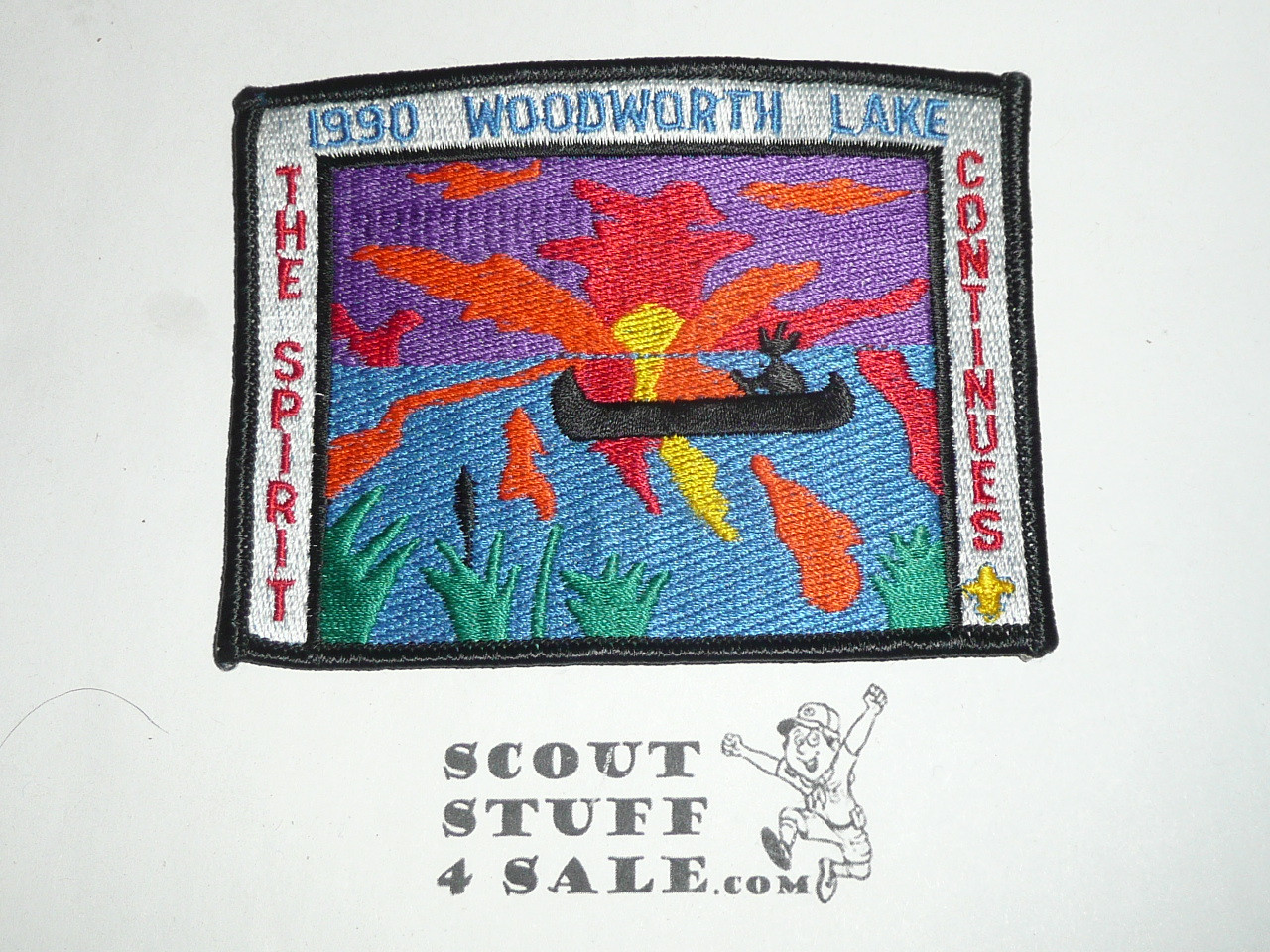 Woodworth Lake Scout Reservation Patch, Sir William Johnson Council, 1990