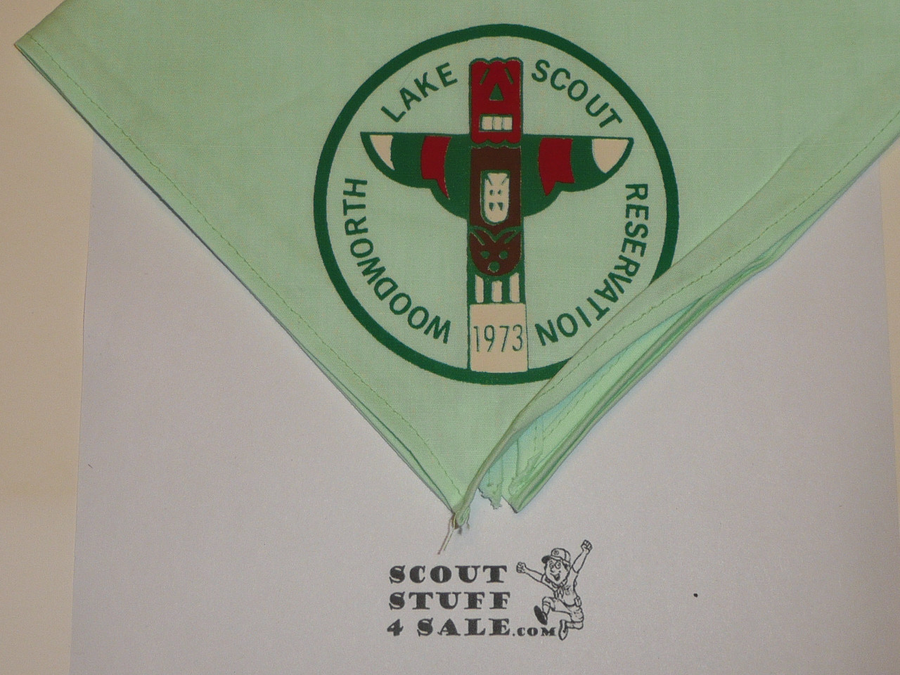 Woodworth Lake Scout Reservation Neckerchief, Sir William Johnson Council, 1973