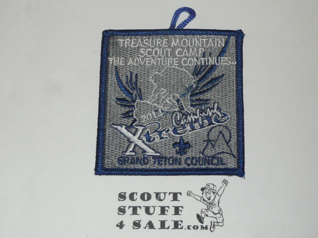 Treasure Mountain Scout Camp Patch, Grand Teton Council, 2014