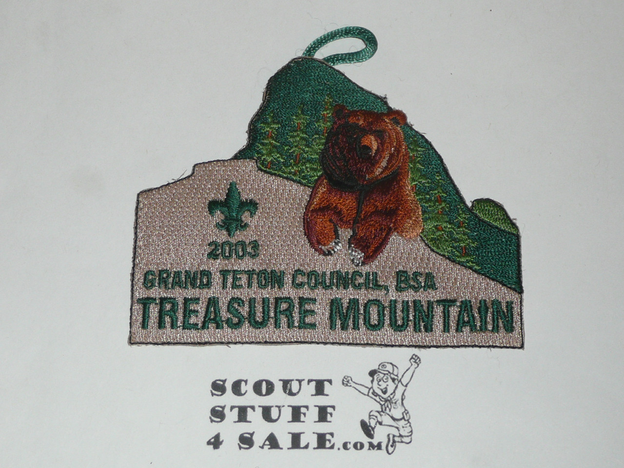Treasure Mountain Scout Camp Patch, Grand Teton Council, 2003