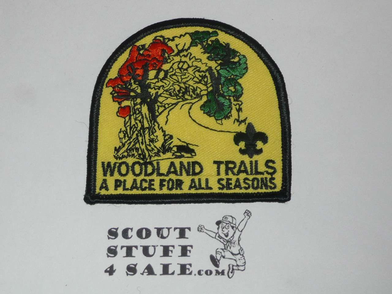 Woodland Trails Scout Reservation Patch, A Place for all Seasons