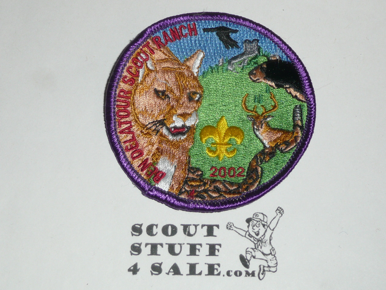 Ben Delatour Scout Ranch Patch, Longs Peak Council, 2002