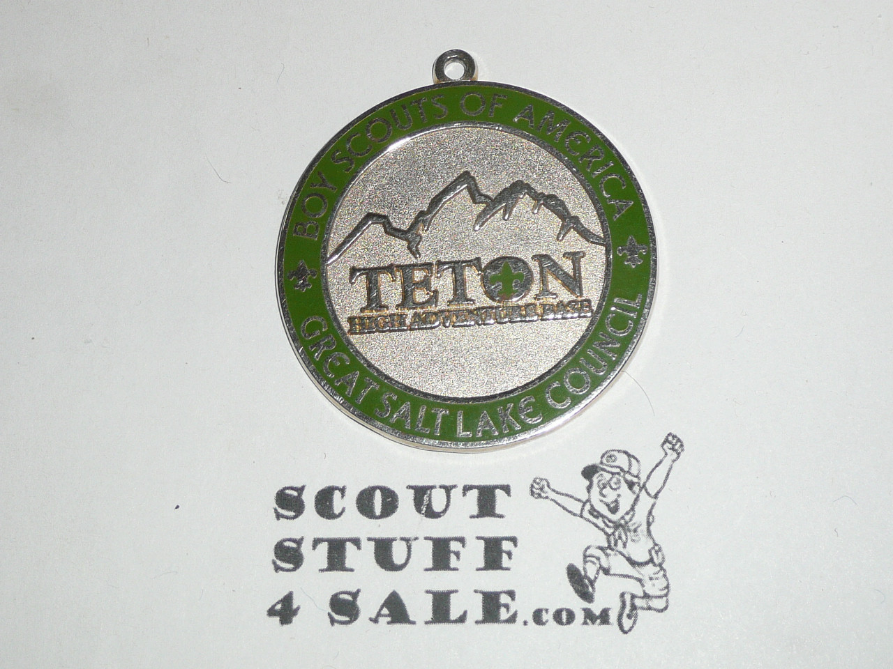 Teton High Adventure Base Fob / Token / Pendant, Great Salt Lake Council