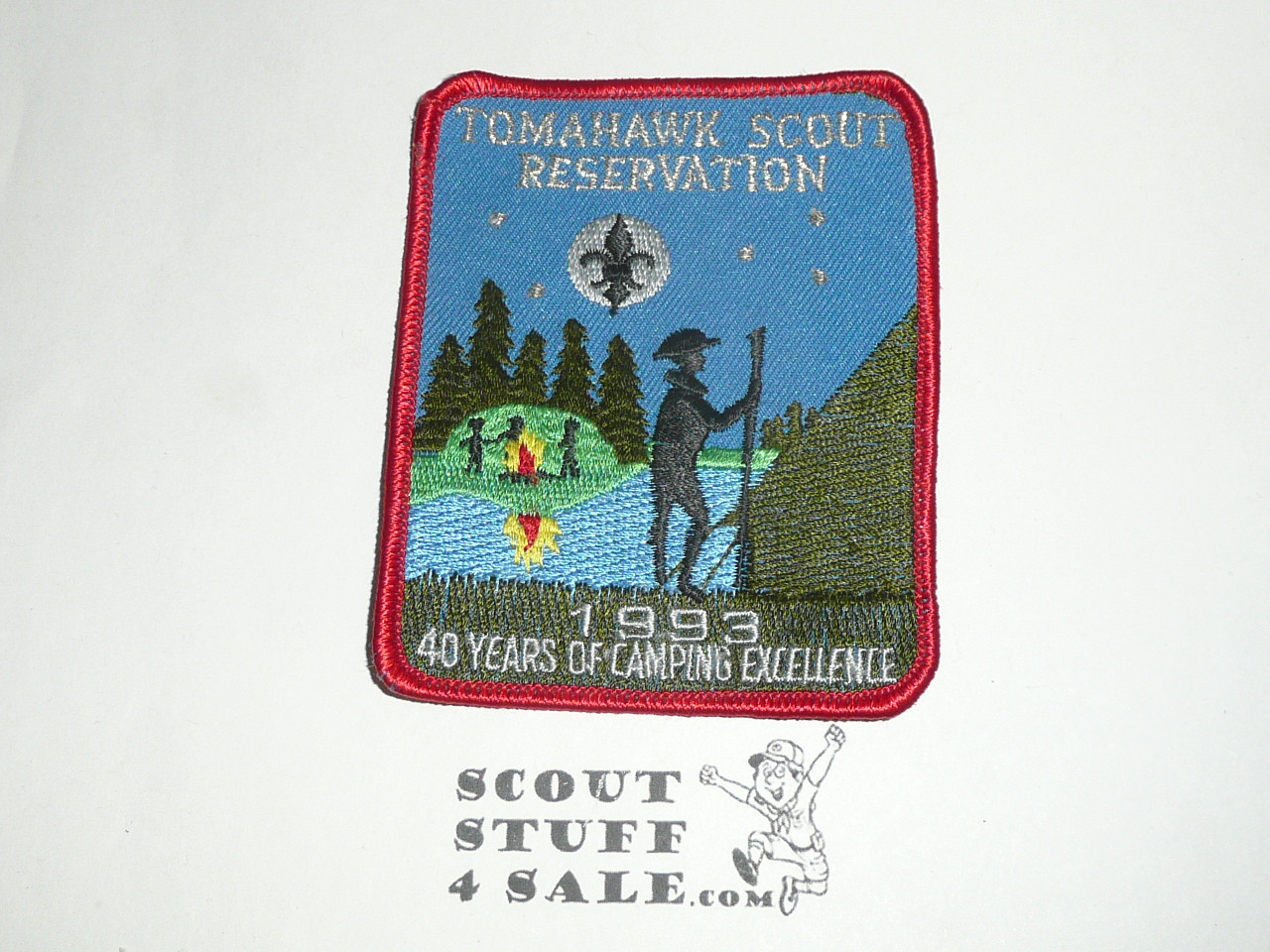 Tomahawk Scout Reservation Patch, 1993 40th Anniversary