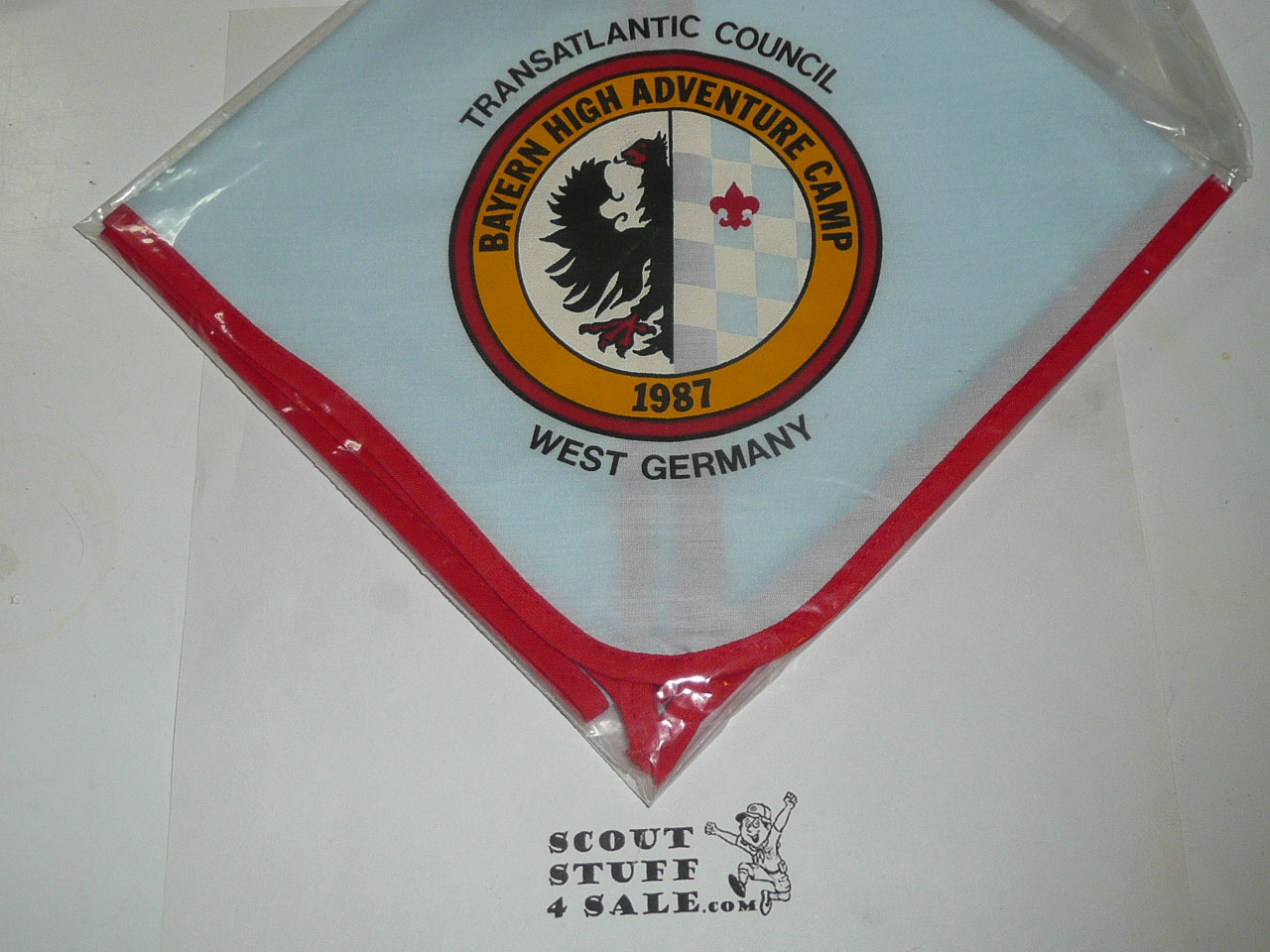 Bayern High Adventure Camp Neckerchief, Germany, Transatlantic Council, 1987