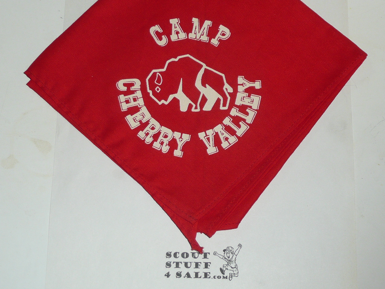 Camp Cherry Valley Neckerchief, San Gabriel Valley Council, red