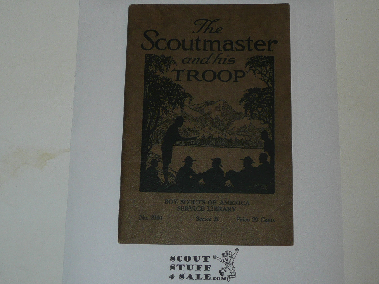 The Scoutmaster and His Troop, 1929 Printing, Boy Scout Service Library