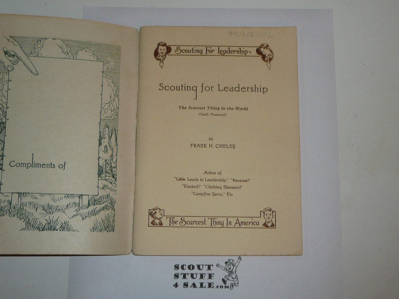 1924 Scouting for Leadership, by Frank Cheley