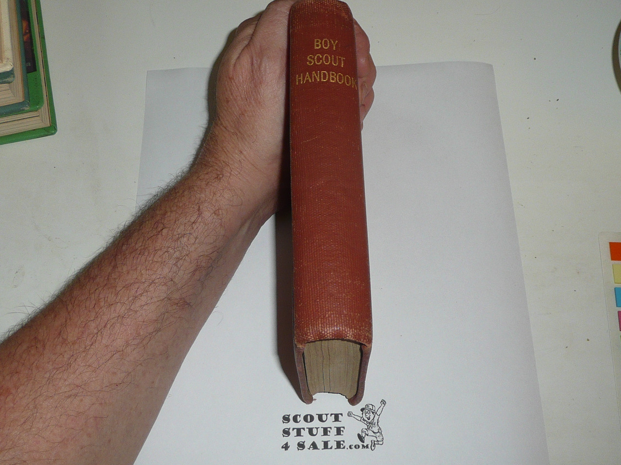 1951 Boy Scout Handbook, Fifth Edition, Fourth Printing, Library Bound Printing