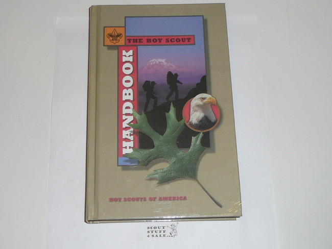 2002 Boy Scout Handbook, Eleventh Edition, Fourth Printing, Hardbound Printing, MINT condition