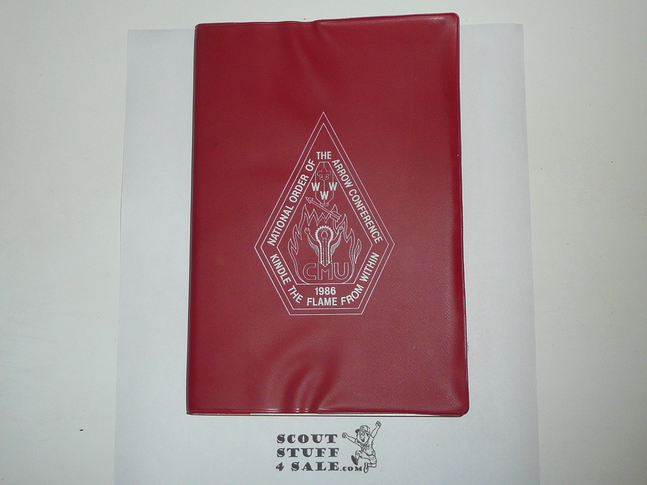 1986 Order of the Arrow Handbook with NOAC Plastic Cover