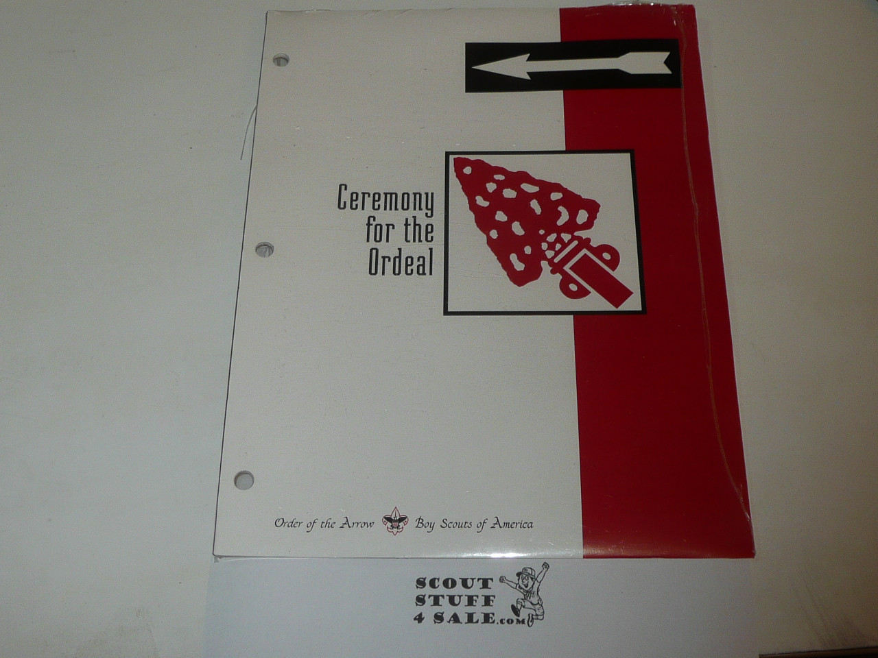 Ordeal Ceremony Manual, Order of the Arrow, 2000 Printing