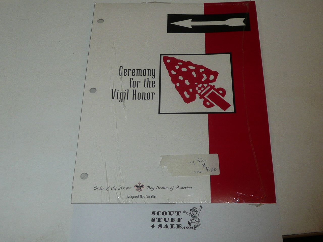 Vigil Ceremony Manual, Order of the Arrow, 1999 Printing