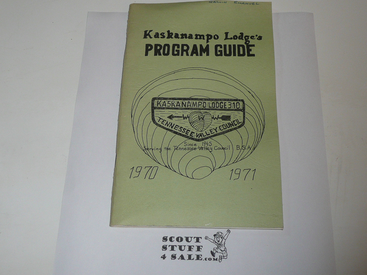 Order of the Arrow Lodge #310 Kaskanampo Lodge Program Guide for 1970-1971