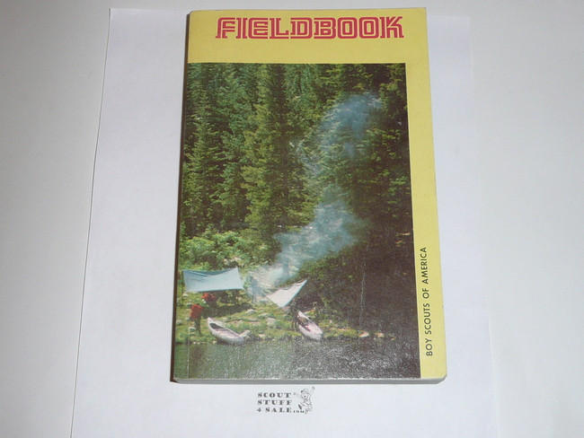 1975 Boy Scout Field Book, Second Edition, January 1975 Printing, Lite use