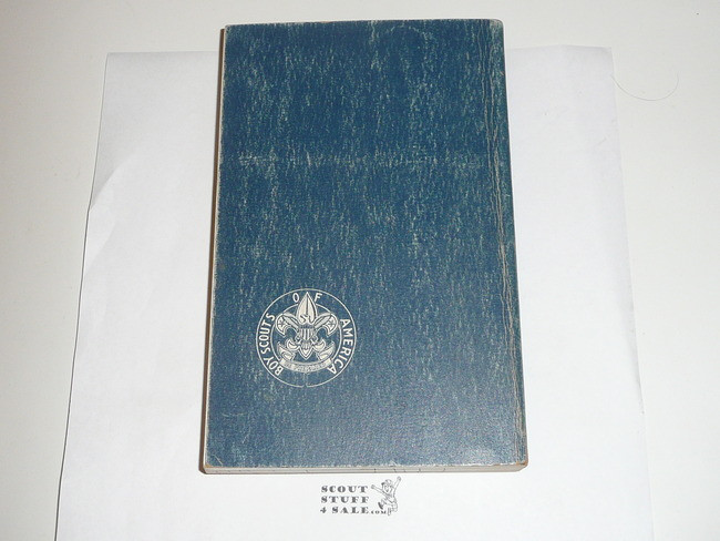1962 Scoutmasters Handbook, Fifth Edition, Fourth Printing, Lite Wear, Norman Rockwell Cover