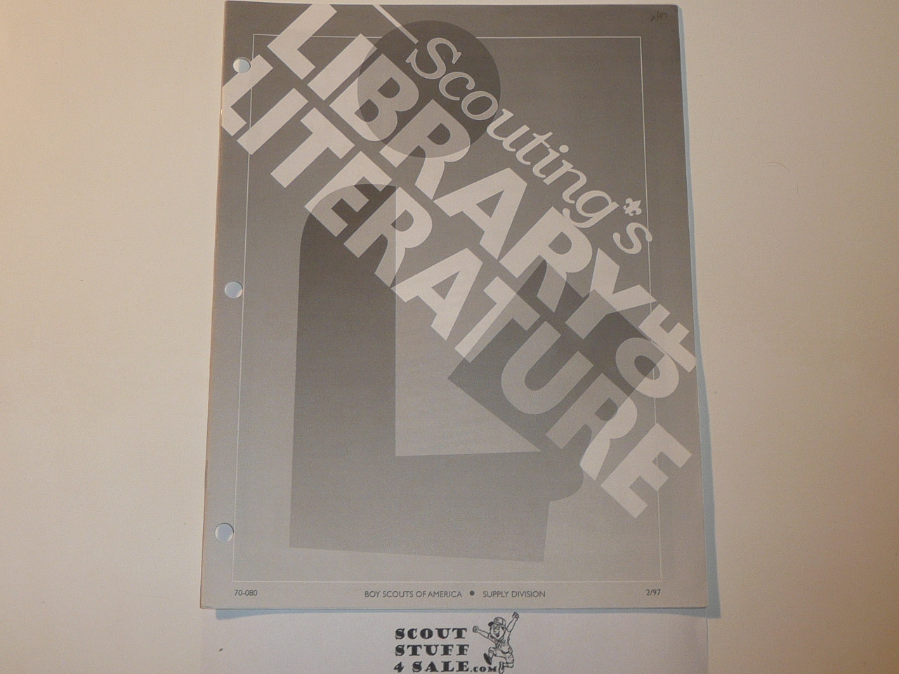 1997 Scoutings Library of Literature Catalog, 2-97 Printing