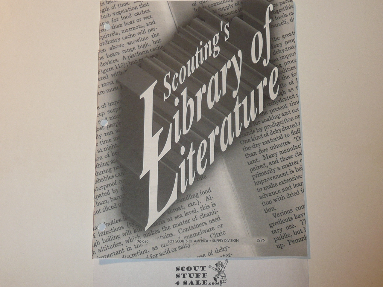 1996 Scoutings Library of Literature Catalog, 2-96 Printing