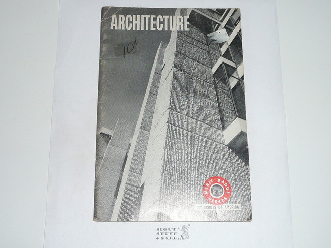 Architecture Merit Badge Pamphlet, Type 7, Full Picture, 5-71 Printing