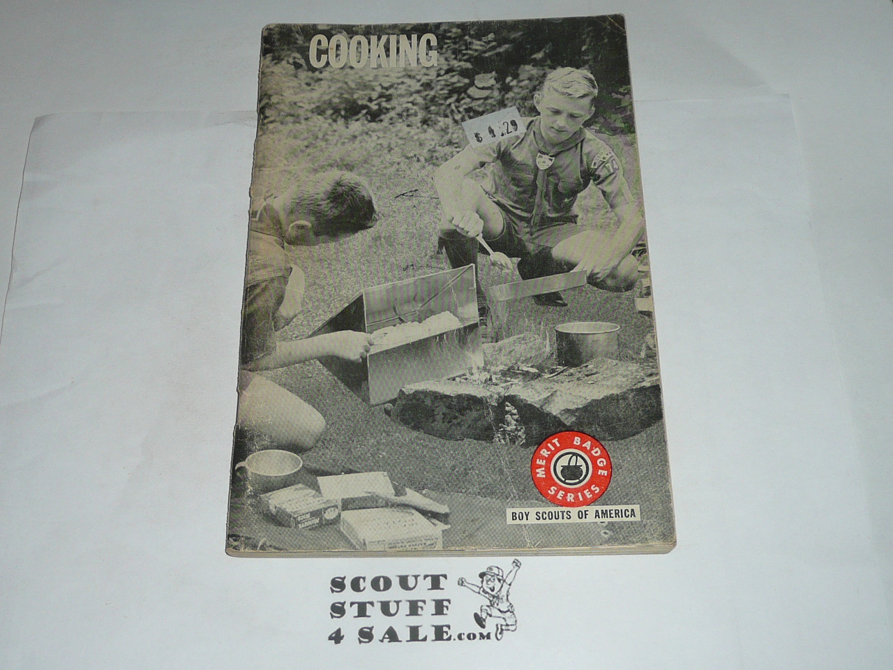 Cooking Merit Badge Pamphlet, Type 7, Full Picture, 3-71 Printing