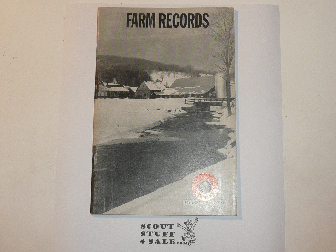 Farm Records Merit Badge Pamphlet, Type 7, Full Picture, 7-71 Printing