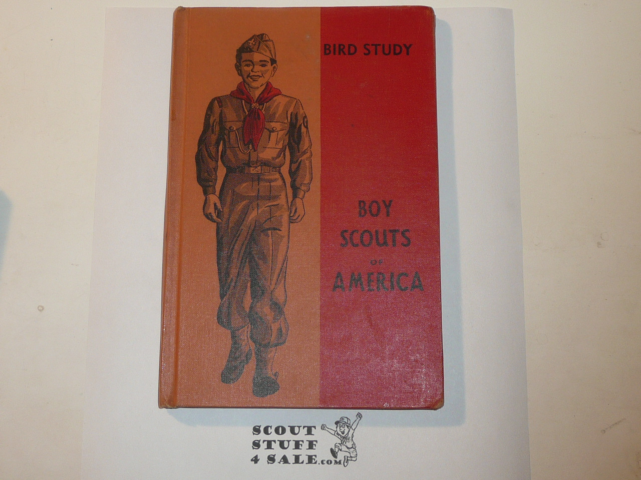 Bee Keeping Library Bound Merit Badge Pamphlet, Type 5, Red/Wht Cover, 9-50 Printing