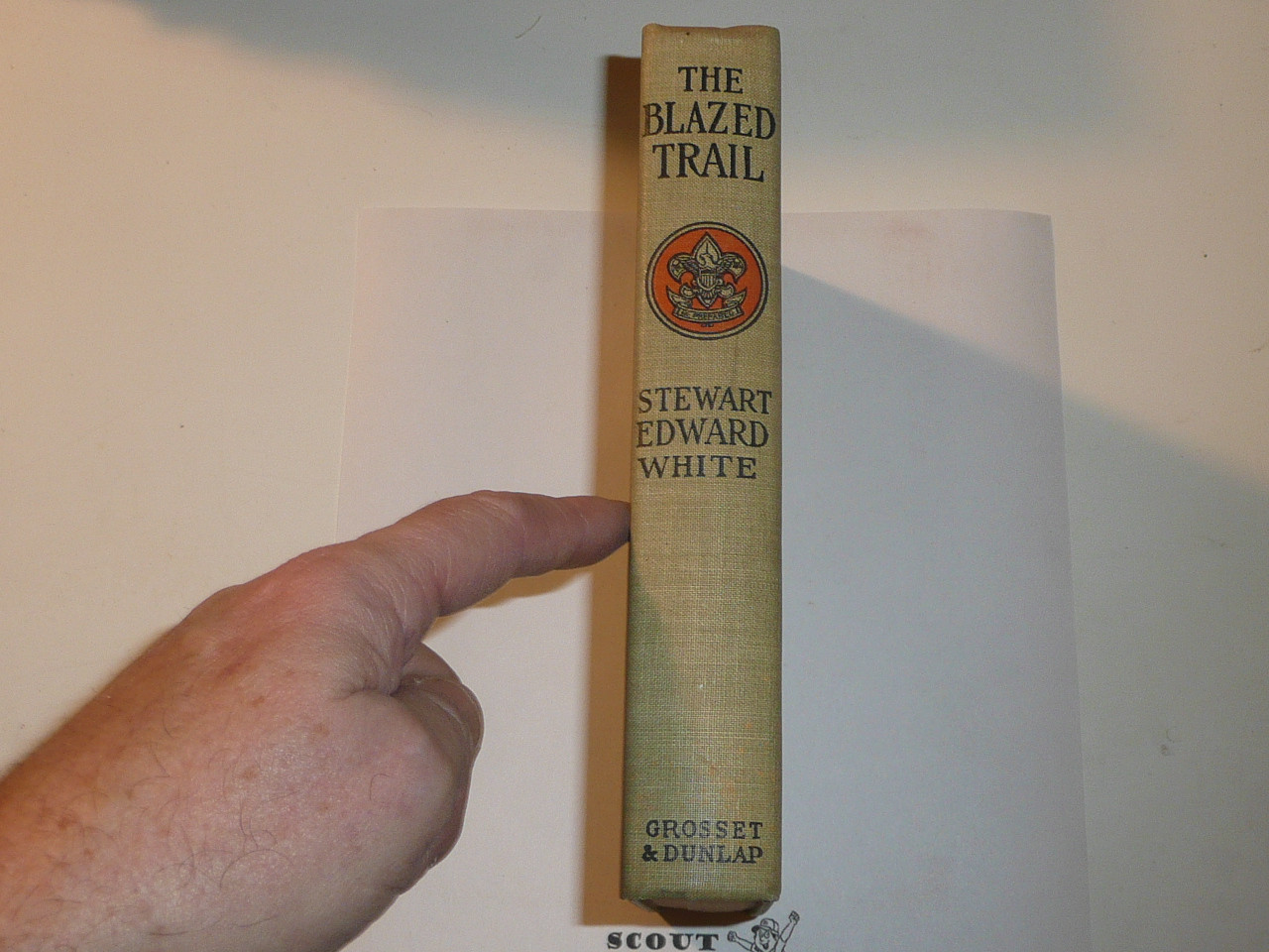 The Blazed Trail, By Stuart Edward White, Every Boy's Library Edition, Type Two Binding