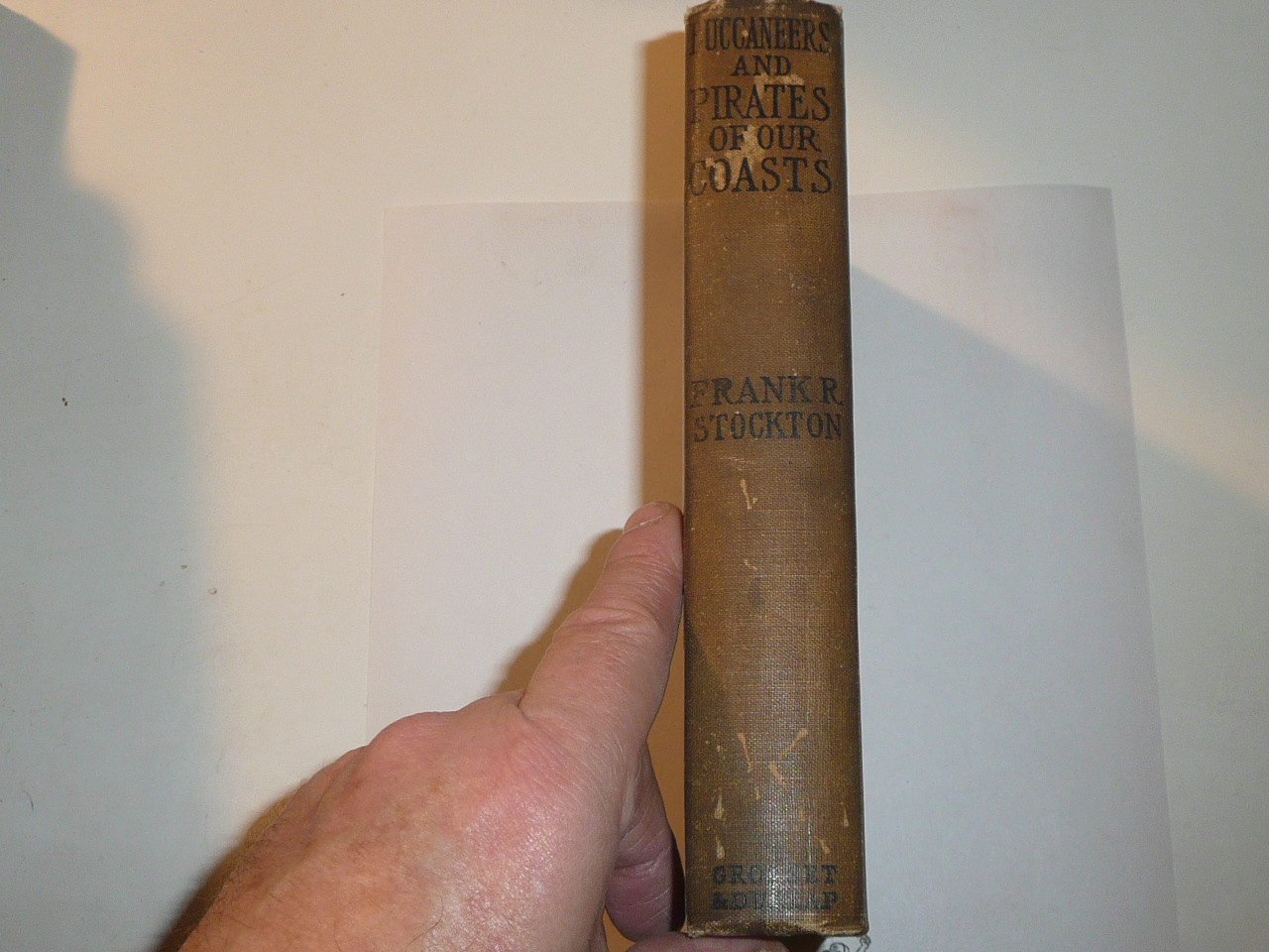 Buccaneers and Pirates of our Coasts, By Frank R. Stockton, 1917, Every Boy's Library Edition, Type Two Binding, some wear