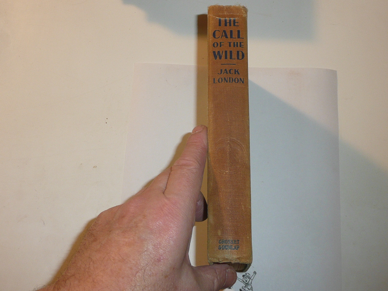 The Call of the Wild, By Jack London, 1914, Every Boy's Library Edition, Type Three Binding, spine faded
