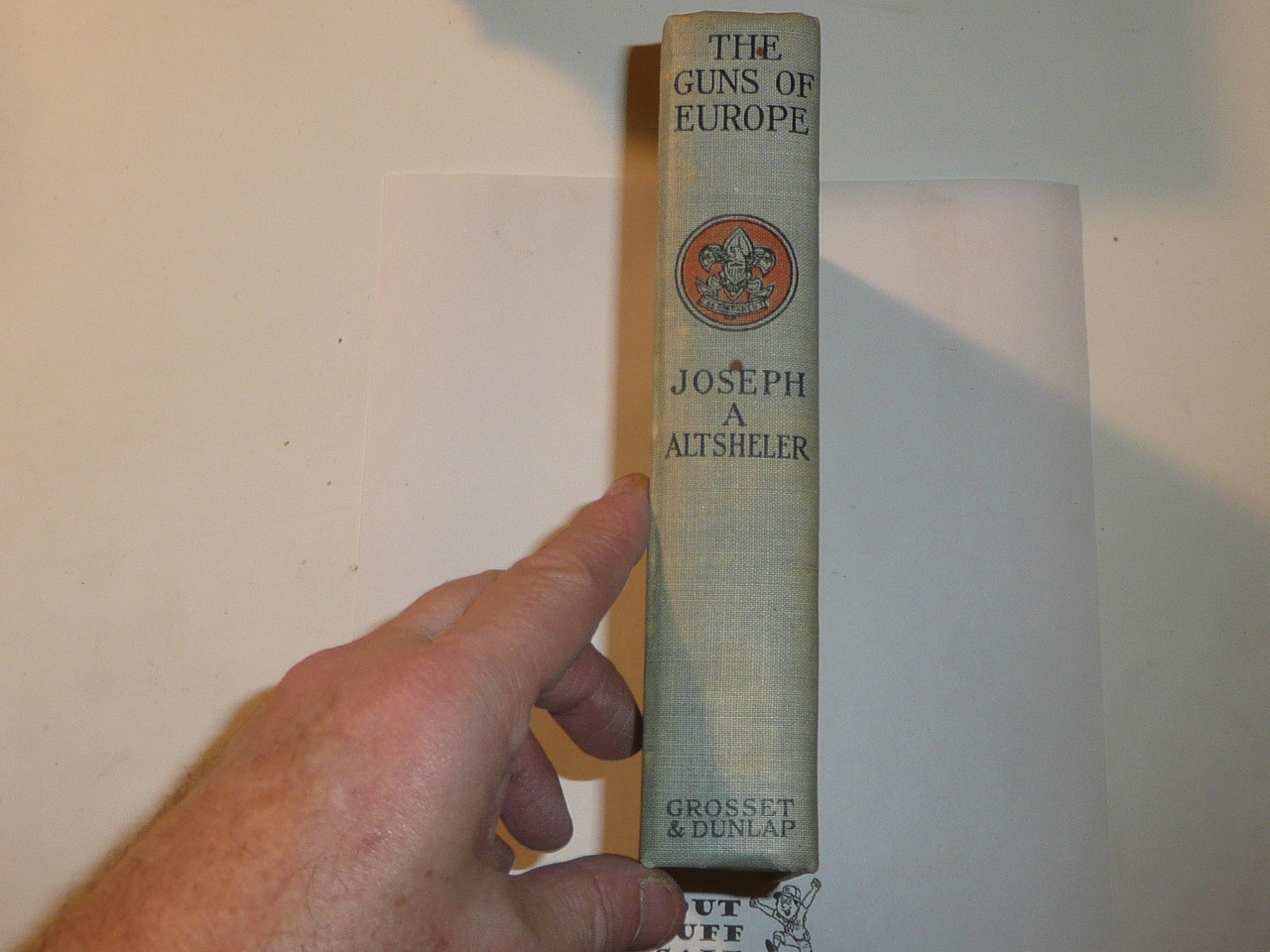 The Guns of Europe, By Joseph A. Altsheler, Every Boy's Library Edition, Type Two Binding
