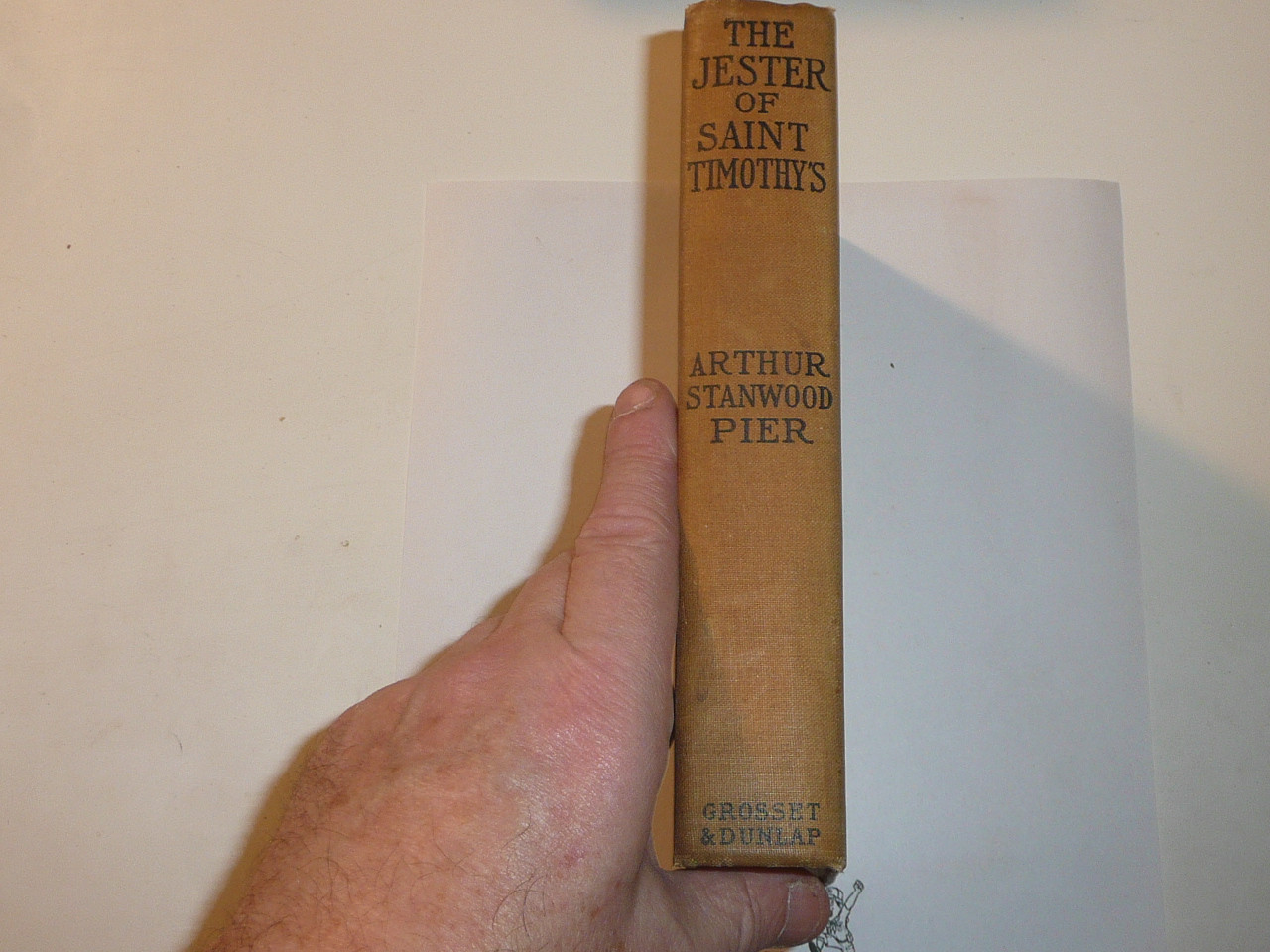 The Jester of St. Timothy's, By Arthur Stanwood Pier, 1913, Every Boy's Library Edition, Type One Binding