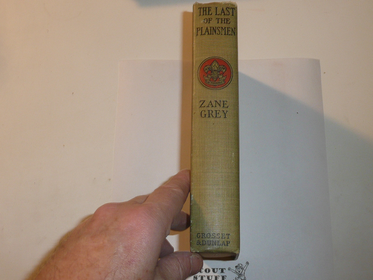 The Last of the Plainsmen, By Zane Grey, Every Boy's Library Edition, Type Two Binding