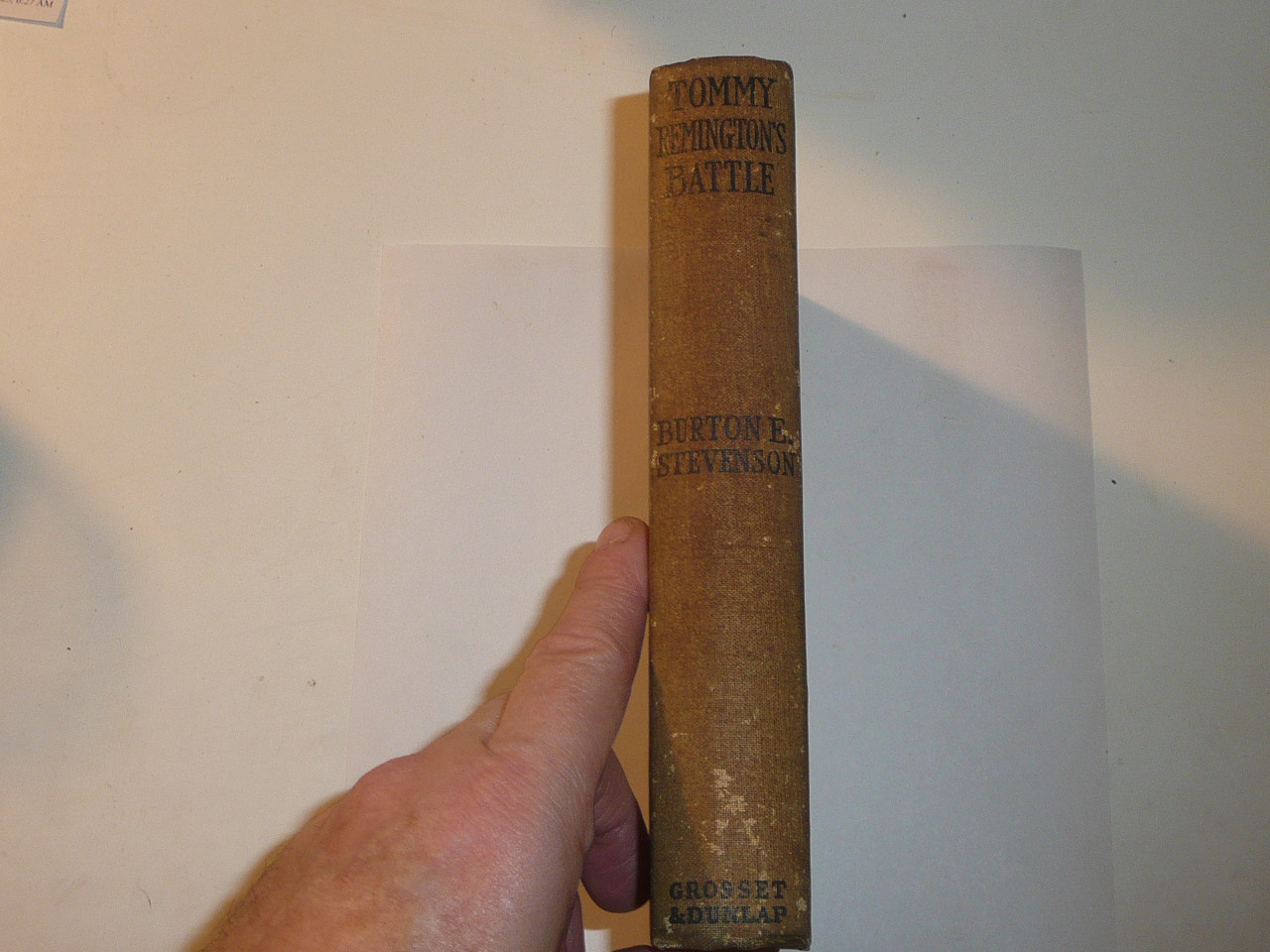 Tommy Remington's Battle, By Burton E. Stevenson, 1913, Every Boy's Library Edition, Type Two Binding, some wear