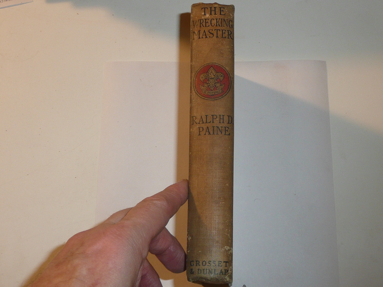 The Wrecking Master, By Ralph D. Paine, 1913, Every Boy's Library Edition, Type Two Binding, some wear