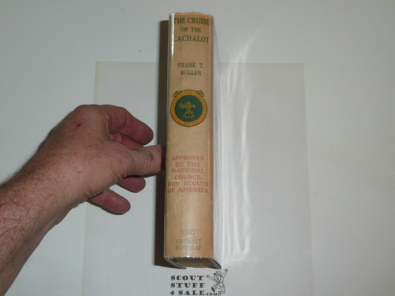 The Cruise of the Cachalot, By Frank T. Bullen, 1913, Every Boy's Library Edition, Type Two Binding, with dust jacket, Beautiful MINT
