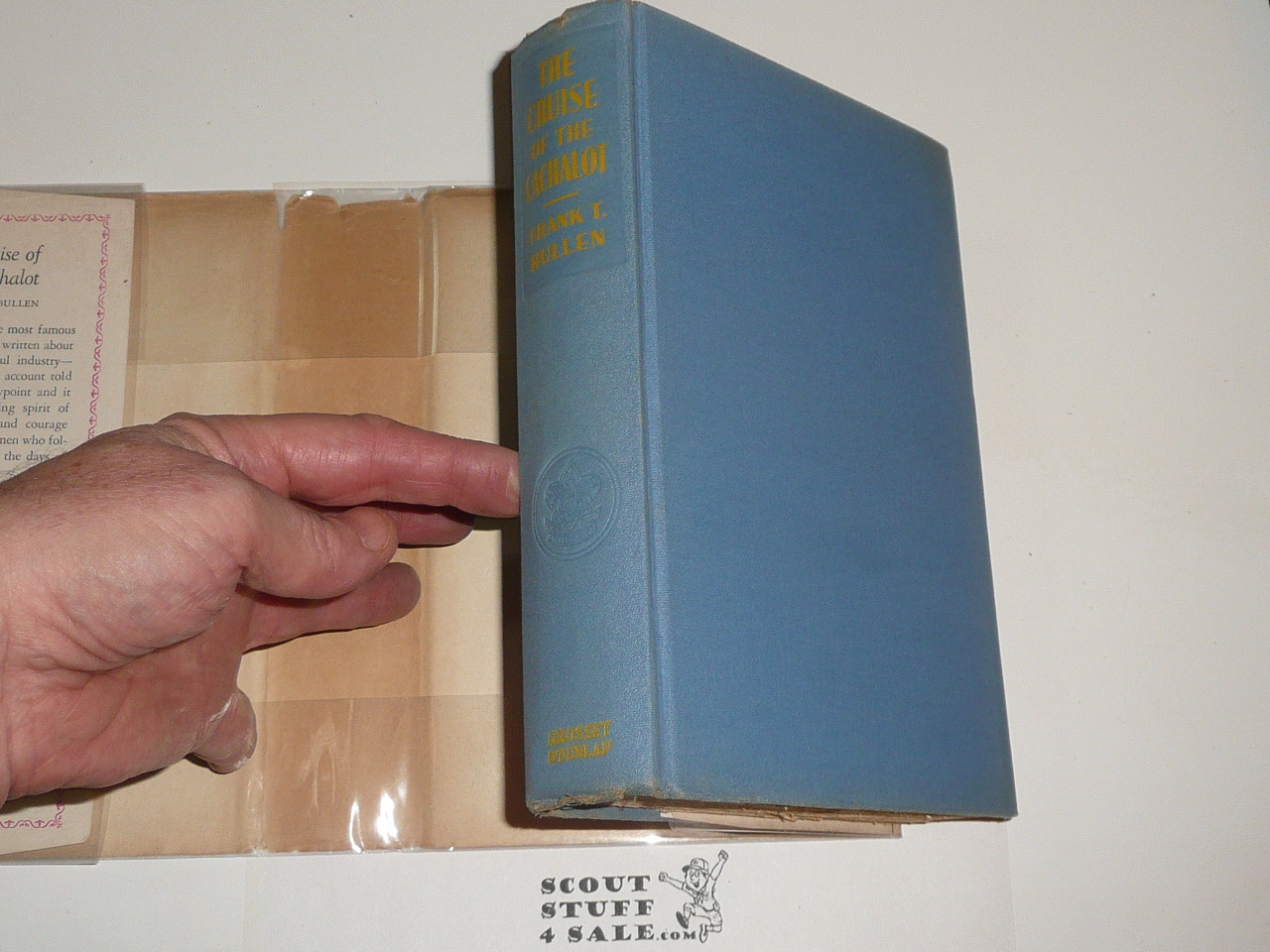 The Cruise of the Cachalot, By Frank T. Bullen, 1913, Every Boy's Library Edition, Type Three Binding with dust jacket