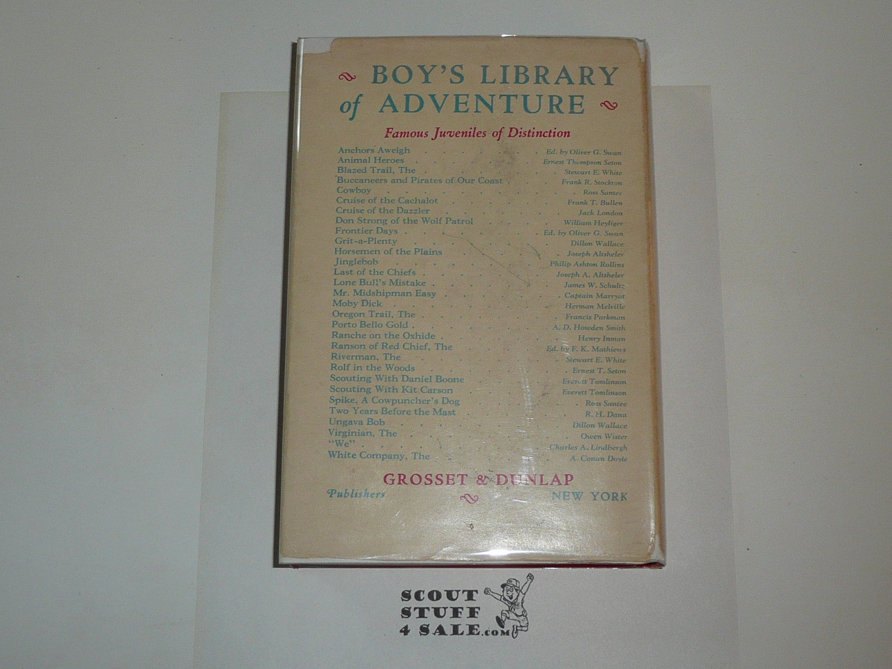 The Boy Scouts of Black Eagle Patrol, By Leslie W. Quirk, Every Boy's Library Edition, Type Three Binding with dust jacket