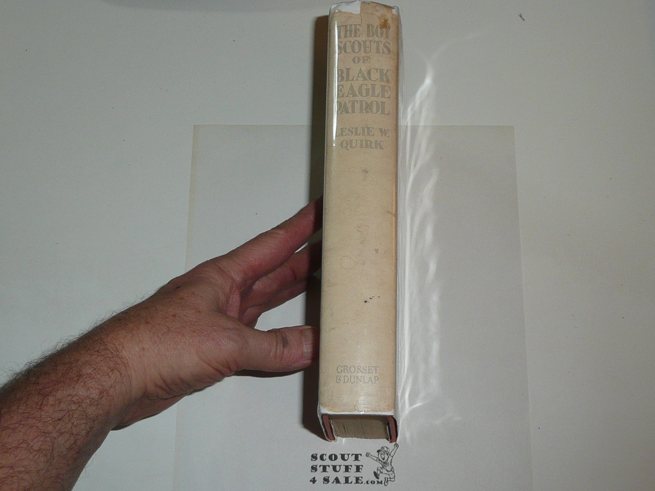 The Boy Scouts of Black Eagle Patrol, By Leslie W. Quirk, Every Boy's Library Edition, Type Three Binding with dust jacket