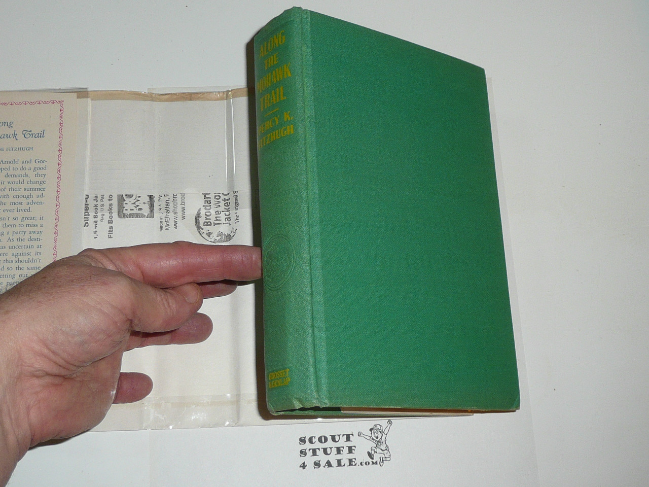 Along the Mohawk Trail, By P.K. Fitzhugh, Every Boy's Library Edition, Type Three Binding with dust jacket