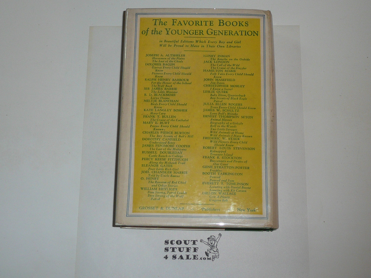 Along the Mohawk Trail, By P.K. Fitzhugh, Every Boy's Library Edition, Type Three Binding with dust jacket